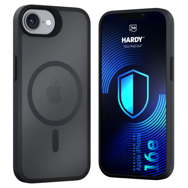 Apple iPhone 16E/ iPhone 17E - 3mk Hardy Hazy MagCase Black