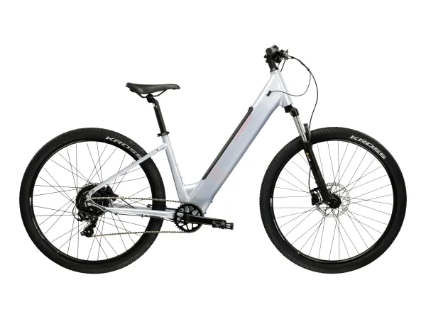 Rower elektryczny KROSS Solar Boost 1.0 LS rozmiar M Srebrny