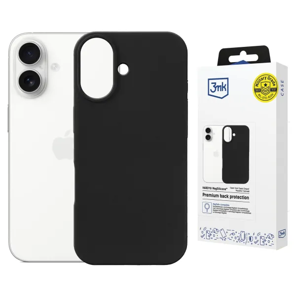 Apple iPhone 17 - 3mk Hardy MagSilicone Graphite