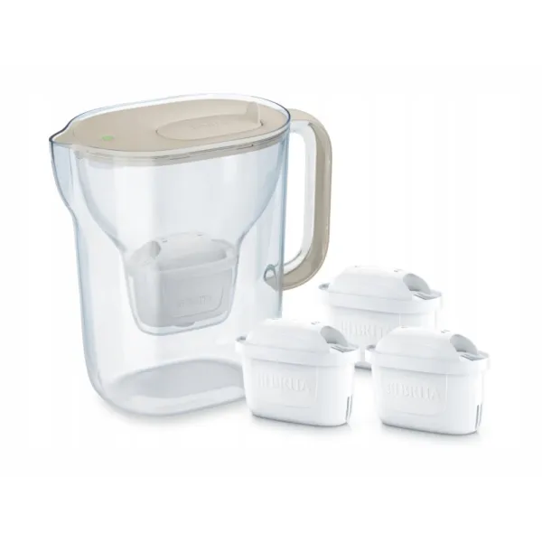 Dzbanek Brita Essential XL 3 wkłady (piaskowy)