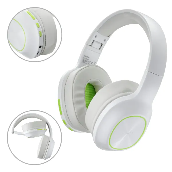 Hama słuchawki nauszne bluetooth SPIRIT CALYPSO III BIAŁE wzmocnienie basów