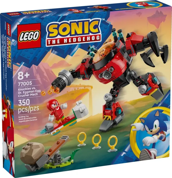 LEGO Sonic the Hedgehog 77005 - Knuckles kontra Dr. Eggman w mechu Egg Crusher