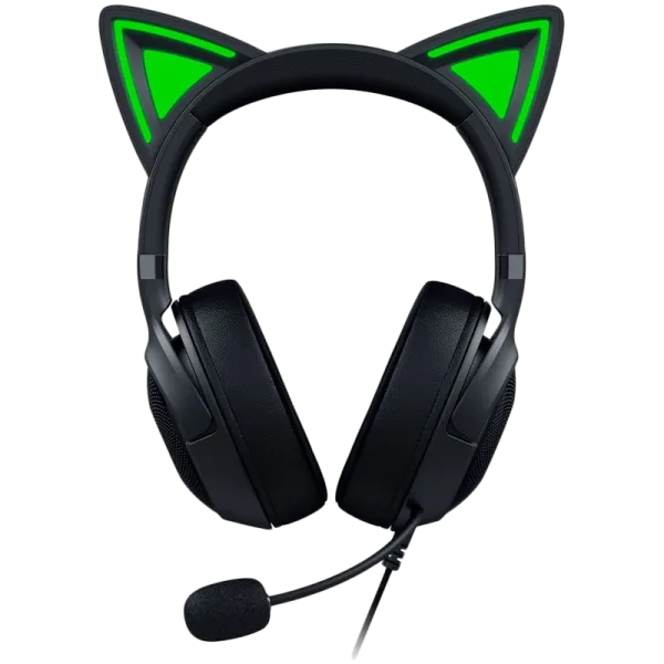 RAZER Słuchawki Gamingowe Kraken Kitty V2, Czarne