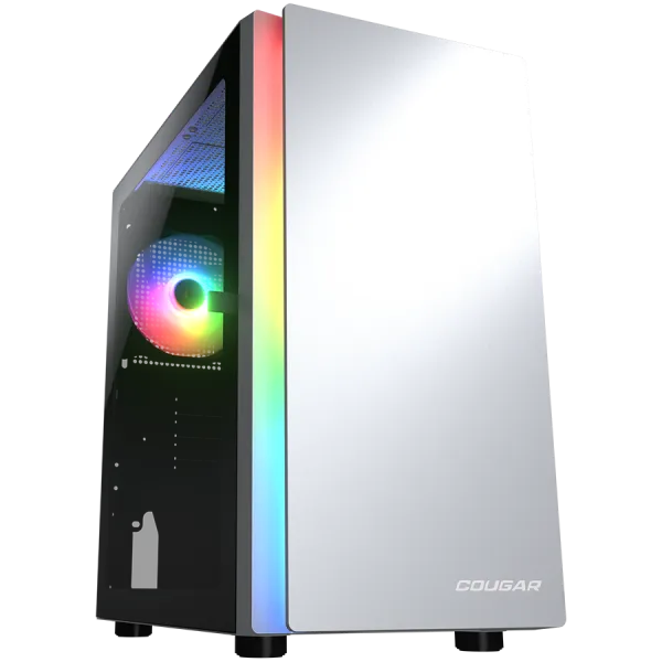 COUGAR Obudowa Purity RGB, Mini Tower, 1x ARGB, Bia?a