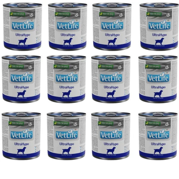 FARMINA Vet Life UltraHypo - mokra karma dla psa - 12x300 g