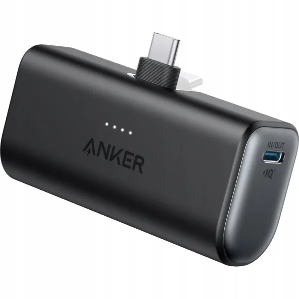 Wpinany Powerbank ANKER Nano 5000mAh 22.5W 1 x USB-C PowerIQ 3.0 Czarny