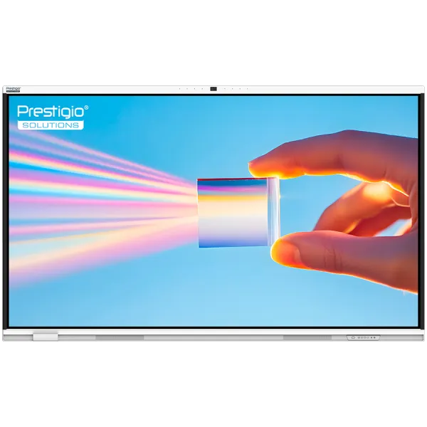 PRESTIGIO SOLUTIONS Multiboard 65'' Prism, Android 14, Google EDLA, AI Camera, 8/128GB, 50TP
