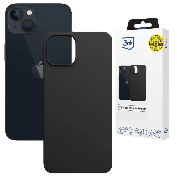Apple iPhone 15 Plus - 3mk Hardy Mellow MagCase Black
