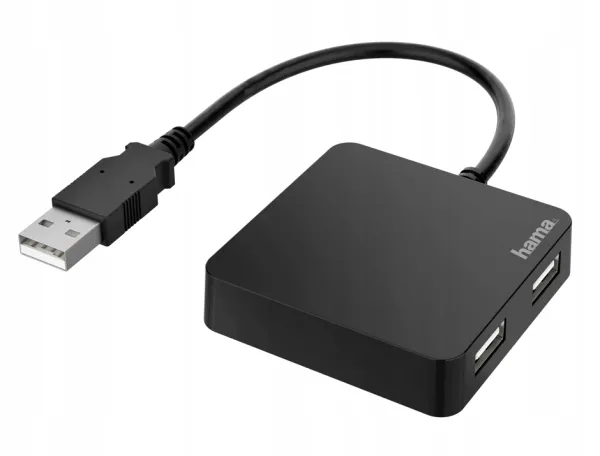 Hama Hub Usb , 4 Porty, Usb 2.0, 480 Mbit/S
