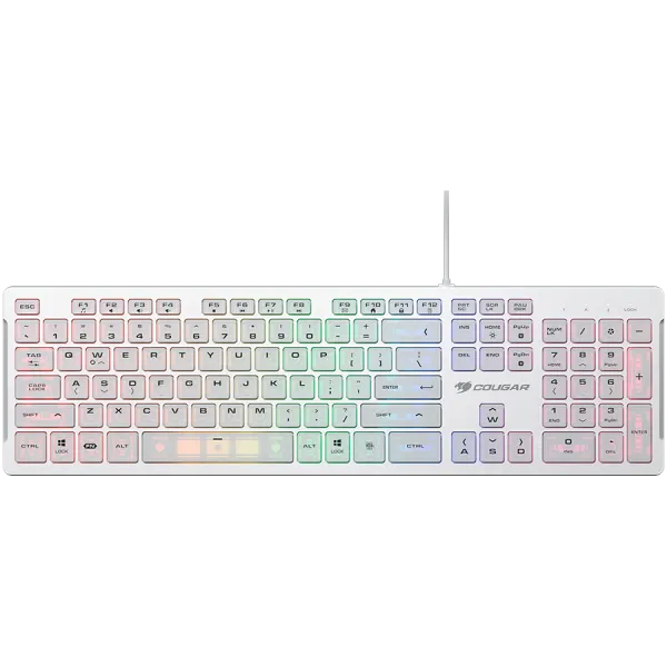 COUGAR Klawiatura Gamingowa Vantar S, RGB, USB, Biała