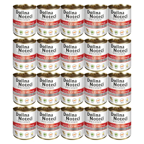 Dolina Noteci Premium Wołowina karma dla psa 20x800g