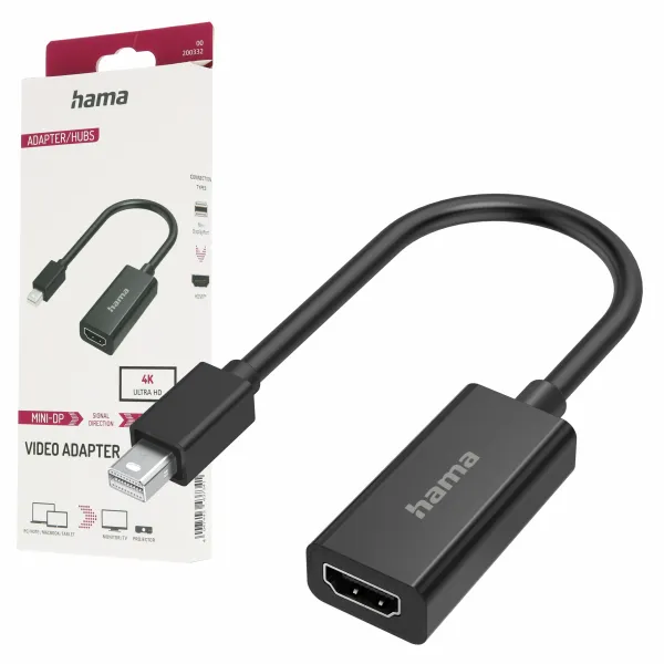 Hama ADAPTER MINI DISPLAYPORT - HDMI, 4K