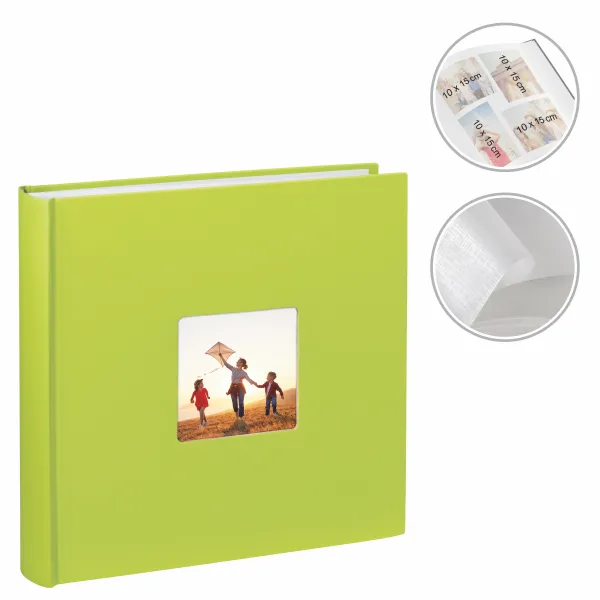 Hama ALBUM na zdjęcia FINE ART JUMBO 30x 30 100 stron KIWI BIAŁE KARTKI