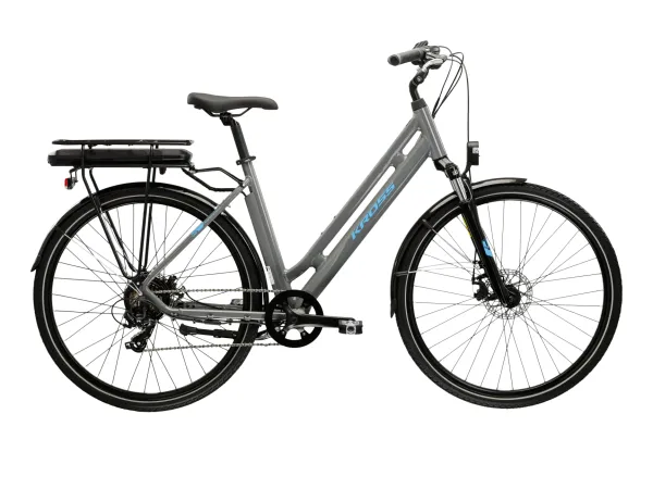 Rower elektryczny KROSS Sentio Hybrid rozmiar S Srebrny