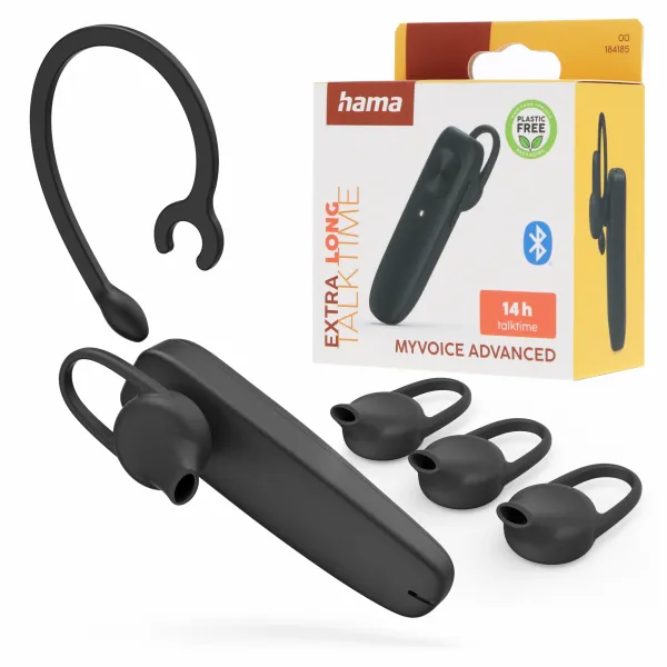 Hama MyVoice Advanced słuchawka bluetooth do rozmów bezprzewodowa do ucha