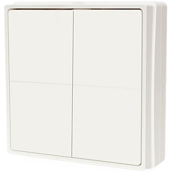 SHELLY BLU Wall Switch 4 Stand Alone Wyłącznik 4-przyciskowy bez adaptera