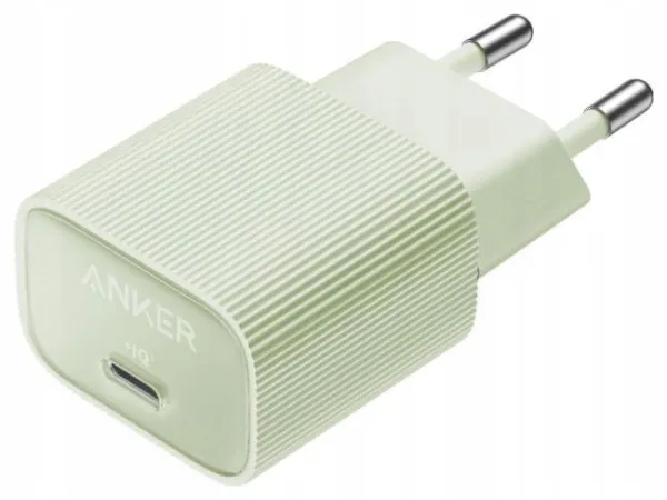 Ładowarka sieciowa ANKER 511 Nano 4 30W ActiveShield 3.0 1xUSB-C Zielona