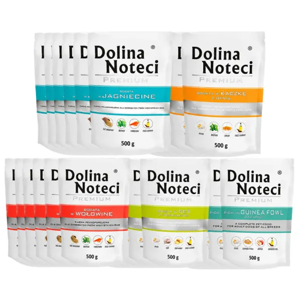 Dolina Noteci Premium mix smaków mokra karma dla psa 30x500g