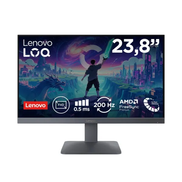 Lenovo LOQ 24-10 23.8FHD HDMI, DP Lunar Grey