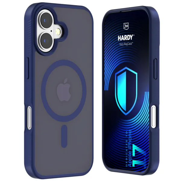 Apple iPhone 17 - 3mk Hardy Hazy MagCase Blue