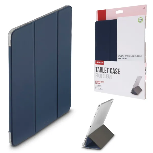 Etui Hama Fold Clear do iPad Air 13″ (2025) granatowe pokrowiec futerał