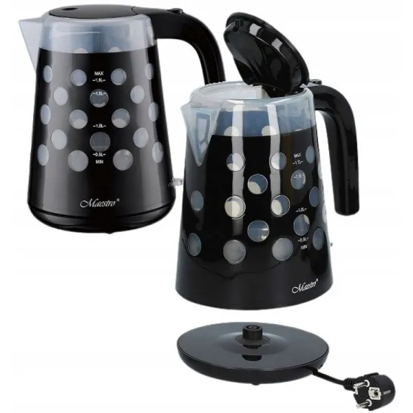 Czajnik elektryczny 1,7L 2200W MR-045-BLACK MAESTRO