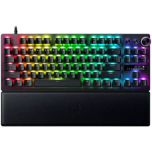 RAZER Klawiatura Gamingowa Przewodowa Huntsman V3 Pro Tenkeyless, układ US