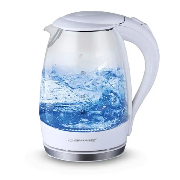 ESPERANZA CZAJNIK SZKLANY SALTO ANGEL 1.7L WHITE