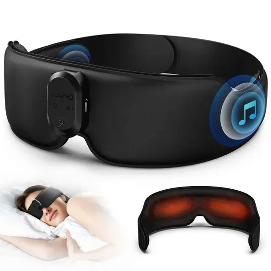 Renpho inteligentna podgrzewana maska na oczy z aromaterapią i słuchawkami Bluetooth GS003