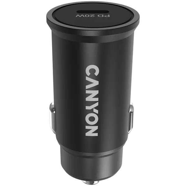 CANYON Ładowarka samochodowa C-20 PD 20W USB-C Czarna