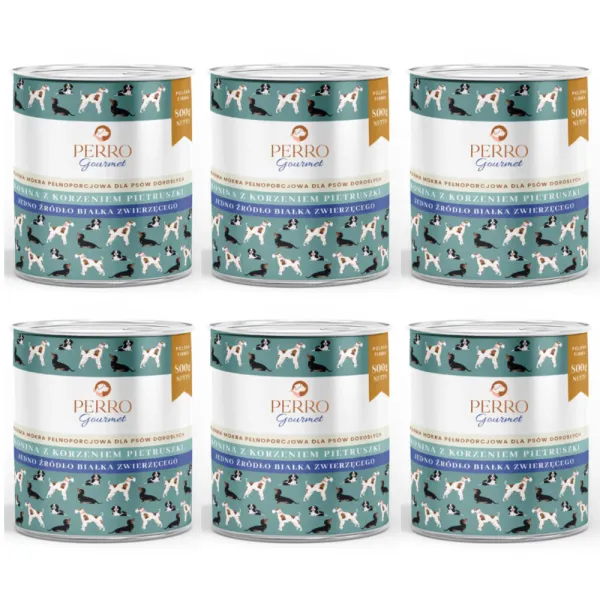 Mokra karma dla psa PERRO Gourmet konina i pietruszka 6 x 800g