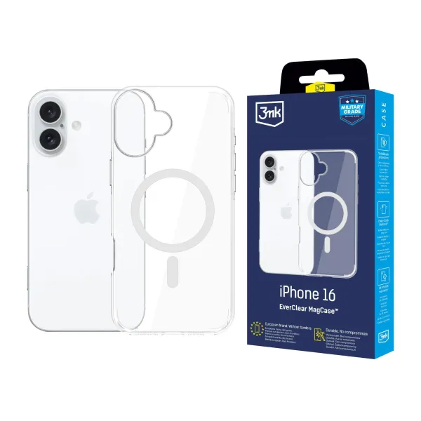 Apple iPhone 16 - 3mk EverClear MagCase