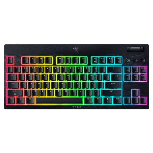 Razer BlackWidow V4 Low-profile Tenkeyless HyperSpeed (Green  Switch) - US Layout - Gaming Keyboard