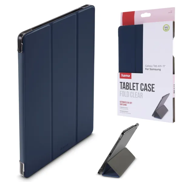 HAMA ETUI FOLD CLEAR SAMSUNG GALAXY TAB A11+ 11” GRANATOWE FUTERAŁ CASE