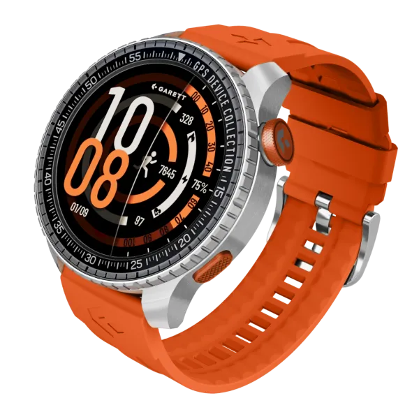 Smartwatch Garett Compass GPS srebrny