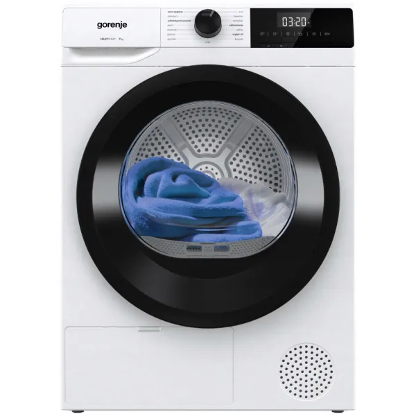 Suszarka GORENJE D2HNE7D/PL Pompa ciepła Inwerter 7 kg AutoDrain TwinAir