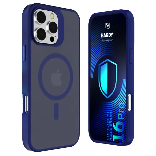 Apple iPhone 16 Pro - 3mk Hardy Hazy MagCase Blue