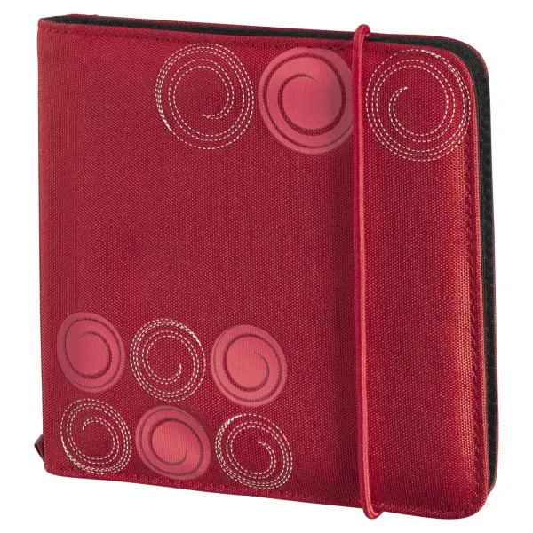 Hama CD WALLET SLIM GUMKA 24 CZERWONY