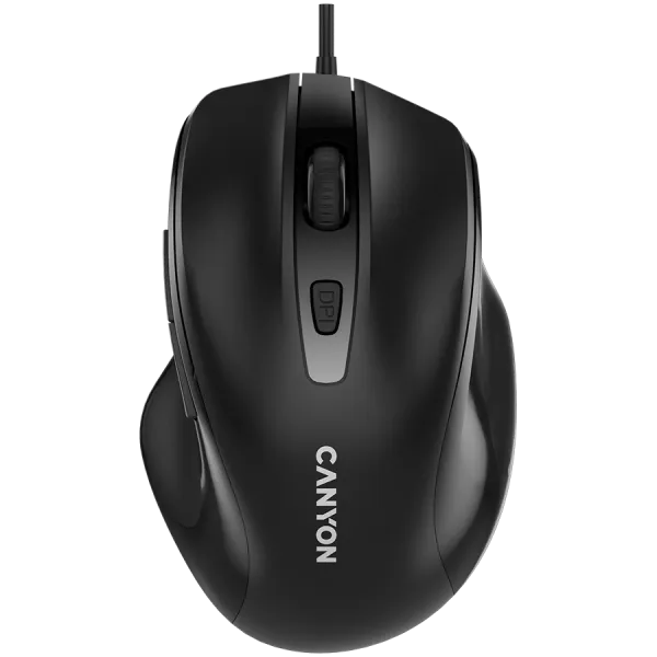 CANYON Mysz przewodowa M-6 Czarna