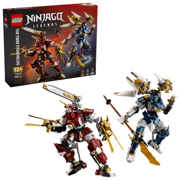 LEGO Ninjago 71870 - Bliźniacze Tytanowe Mechy