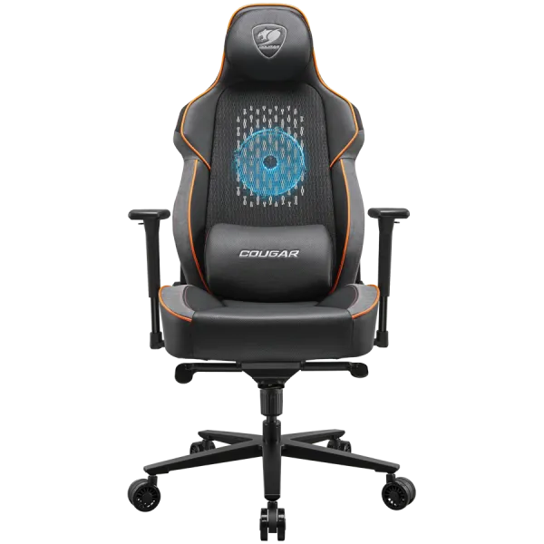 COUGAR Fotel Gamingowy NxSys Aero, Czarno-Pomara?czowy