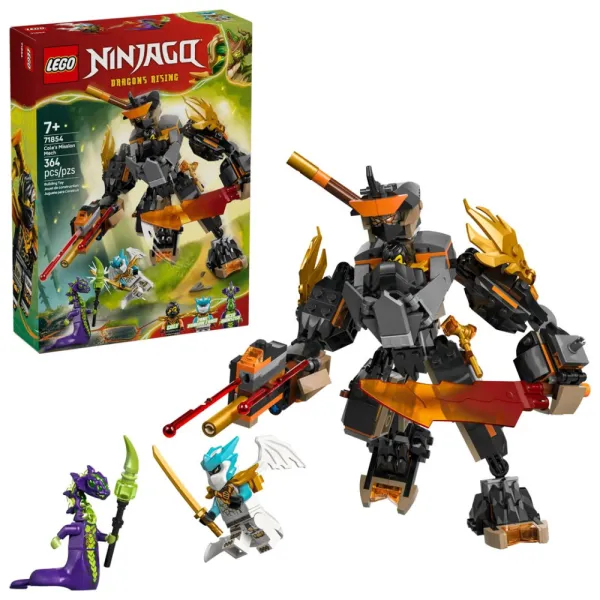 Klocki LEGO Ninjago 71854 - Smok-mech Kaia - zestaw bitewny