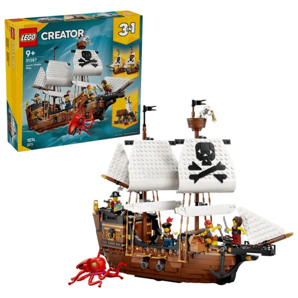 LEGO Creator 3w1 31387 - Legendarny Statek Piracki