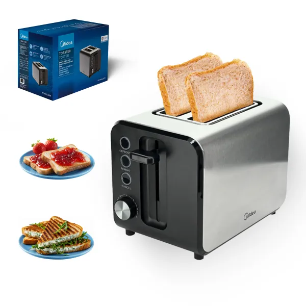 TOSTER MIDEA 800W METALOWY 2-SKIBKI REGULACJA OPIEKANIA TACKA NA OKRUSZKI