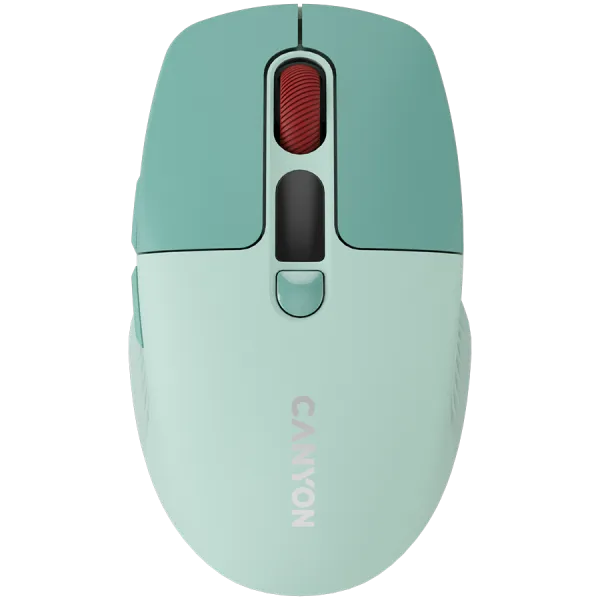 CANYON Mysz bezprzewodowa MW-26 LCD Cicha Dwa Tryby Zielona