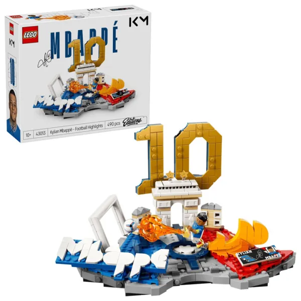 LEGO Editions 43013 - Kylian Mbappé - piłkarskie momenty