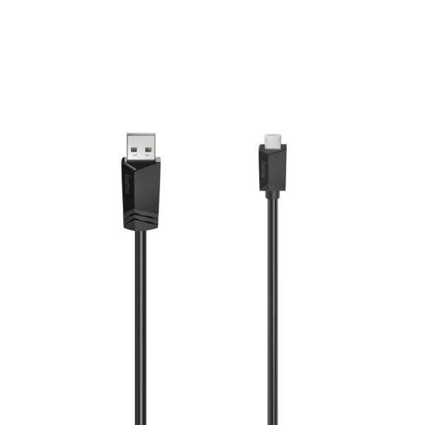 Hama Kabel USB 2.0 A - microUSB B wtyk, 480 Mbit/s, 3m, czarny 