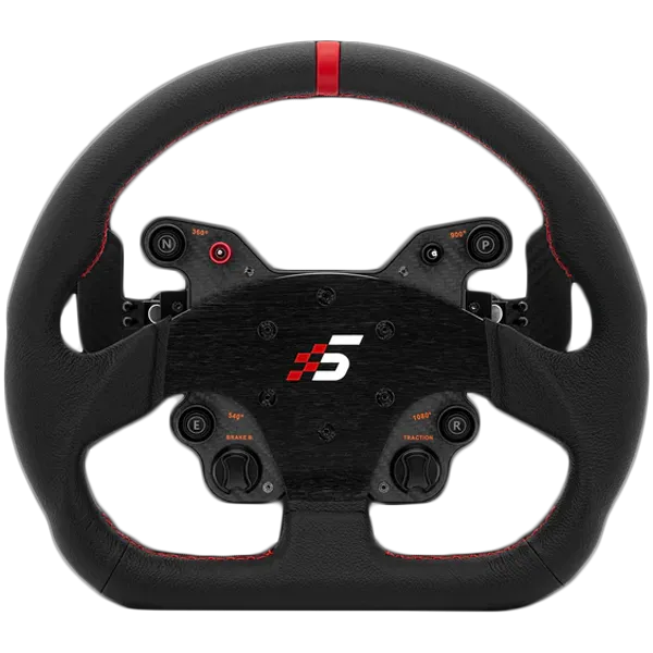 SIMAGIC Kierownica GT1 D-typ 330mm, QR70, magnetyczne łopatki, skóra, S211