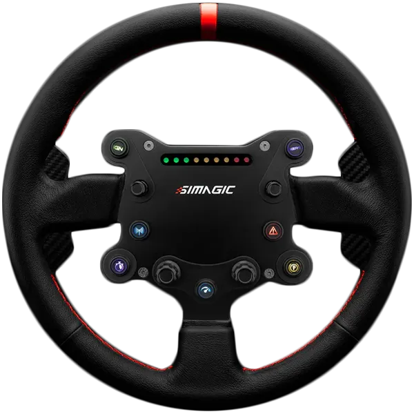 SIMAGIC Kierownica GT Sport 300mm, QR50, łopatki zmiany biegów, skóra, S201