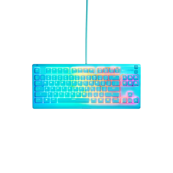 Klawiatura przewodowa SteelSeries Apex 3 TKL Aqua US